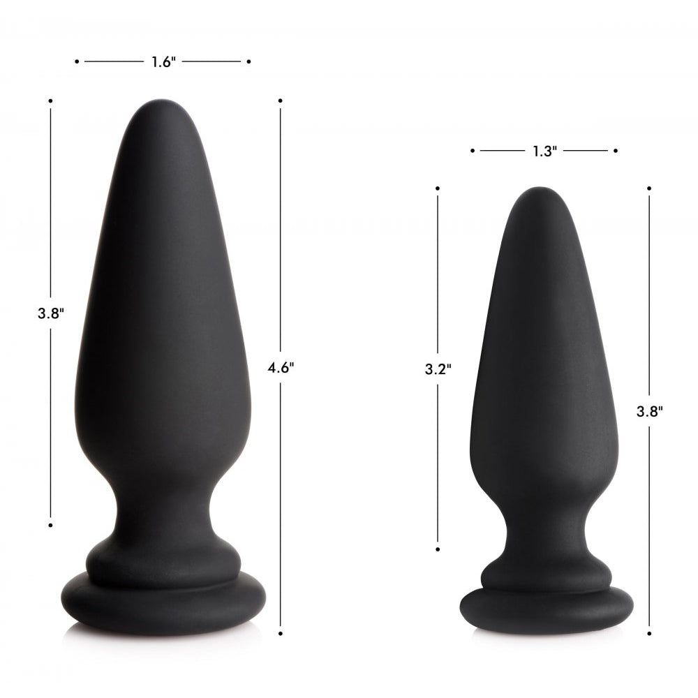 Interchangeable Silicone Anal Plug - Small