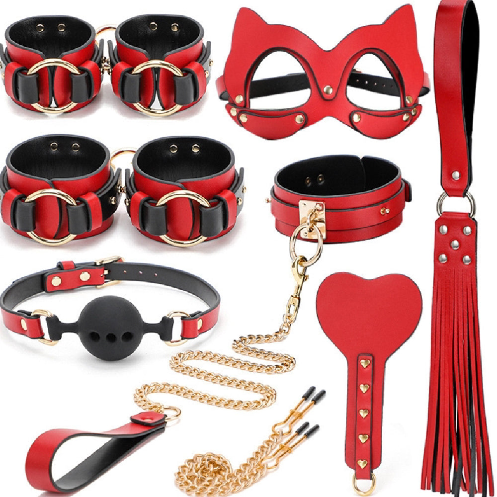 Red & Black Bondage Kit
